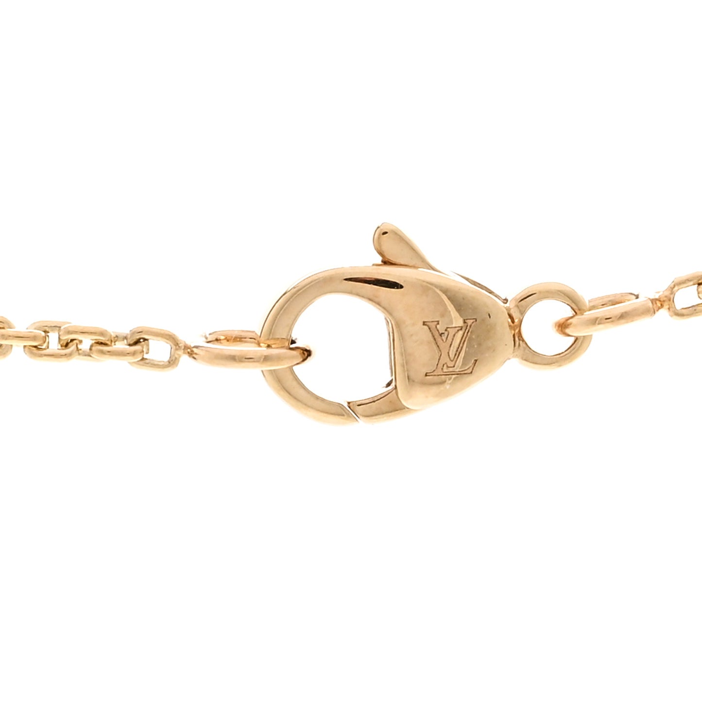 18K Yellow Gold Diamond Idylle Blossom LV Pendant Necklace