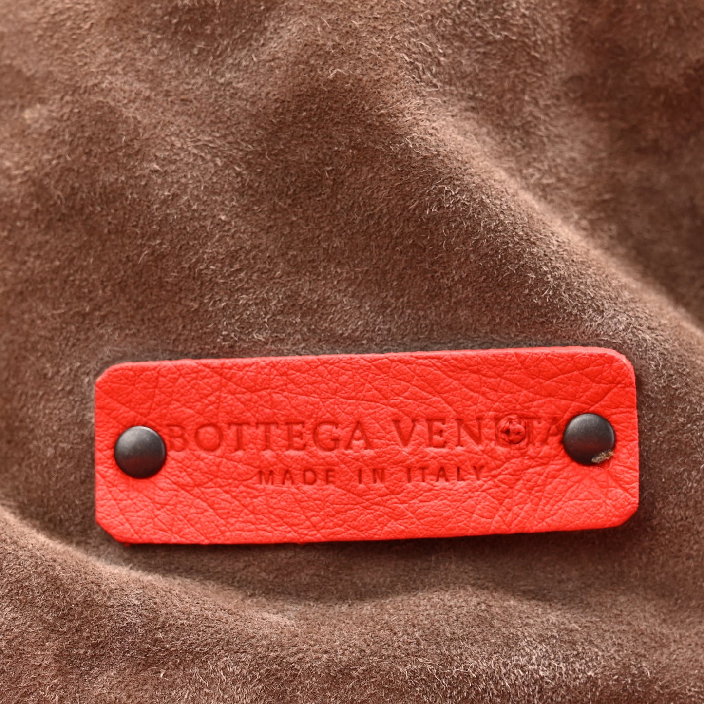 Ostrich Intrecciato Maxi Convertible Tote Red