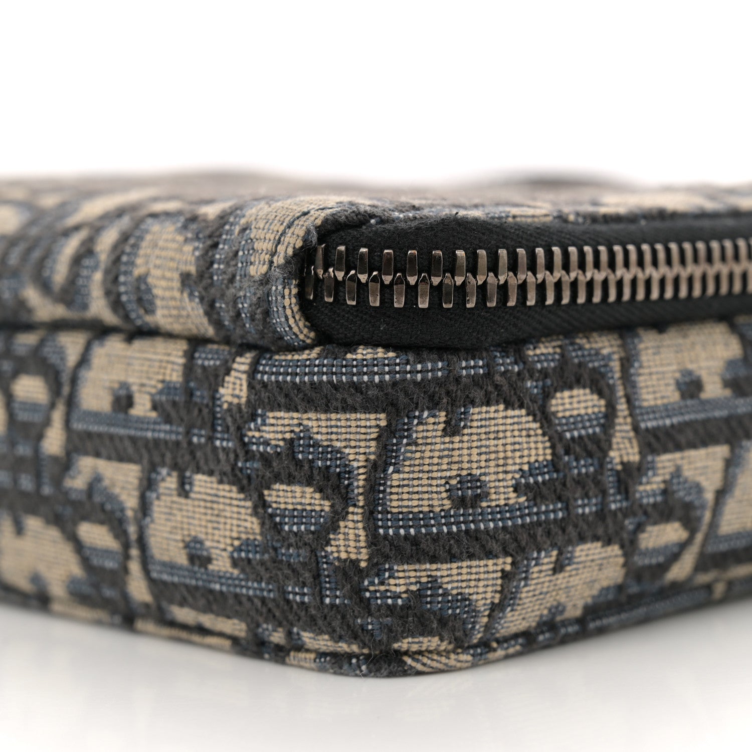 Christian Dior Oblique Pouch Navy Blue 10 of 12