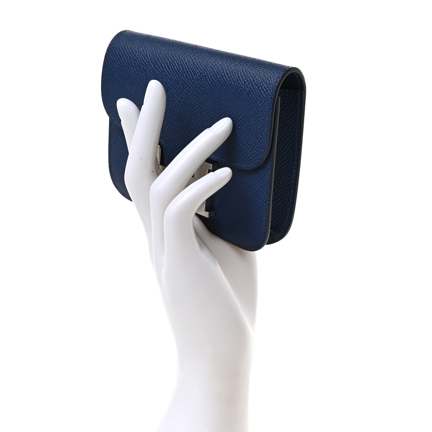 Hermes Epsom Constance Slim Wallet Bleu Saphir 2 of 7