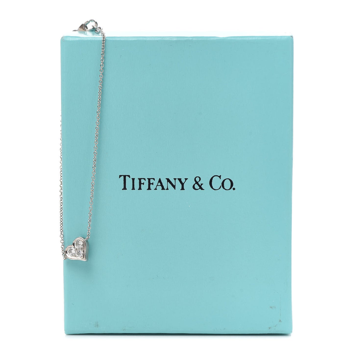 Platinum Diamond Hearts Bracelet