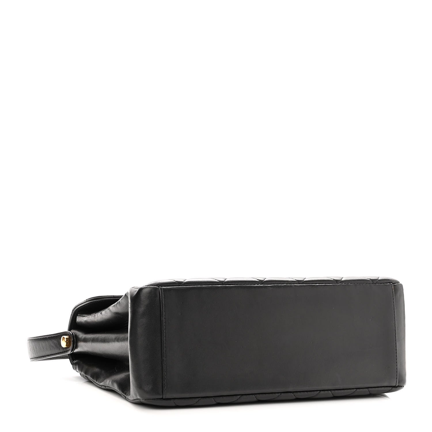 Chanel Lambskin Quilted CC Flap Shoulder Bag Black 3 of 10