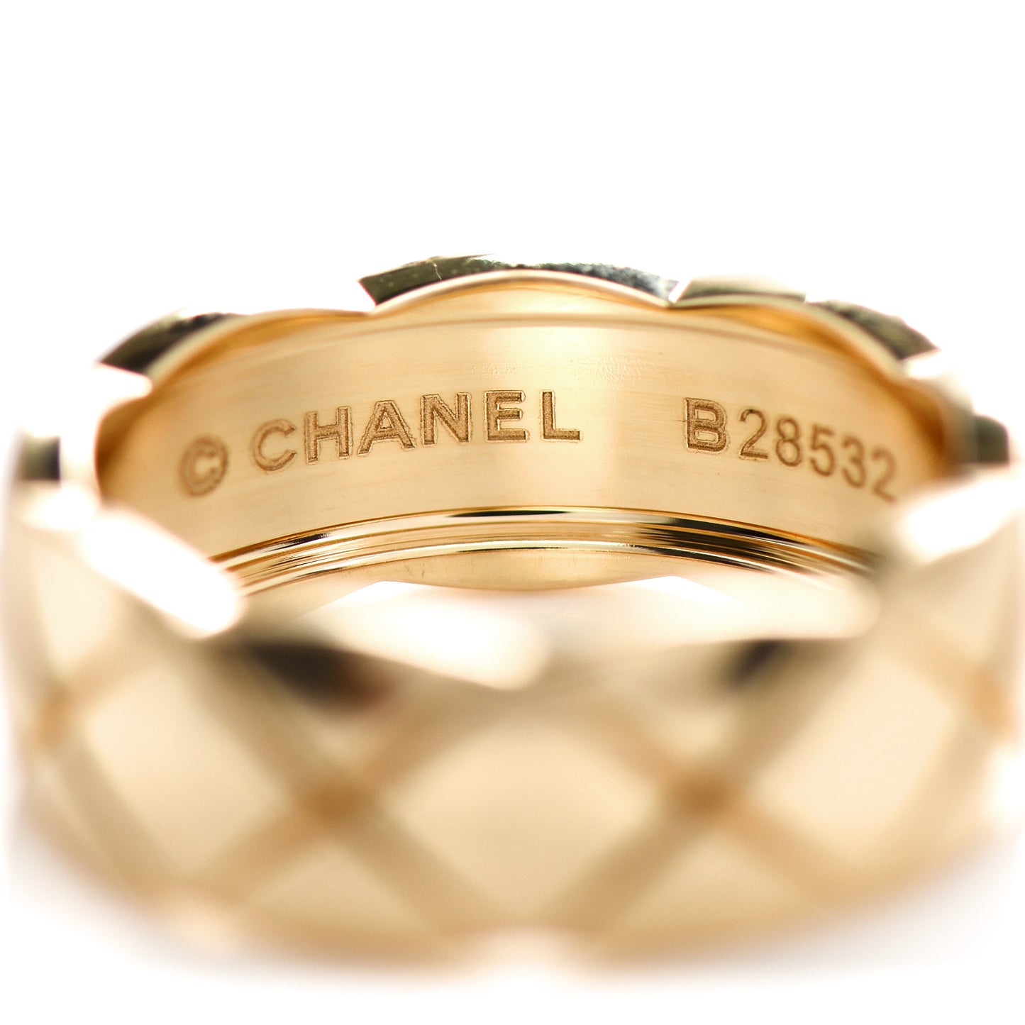 18K Yellow Gold Small Coco Crush Ring 50 5.5