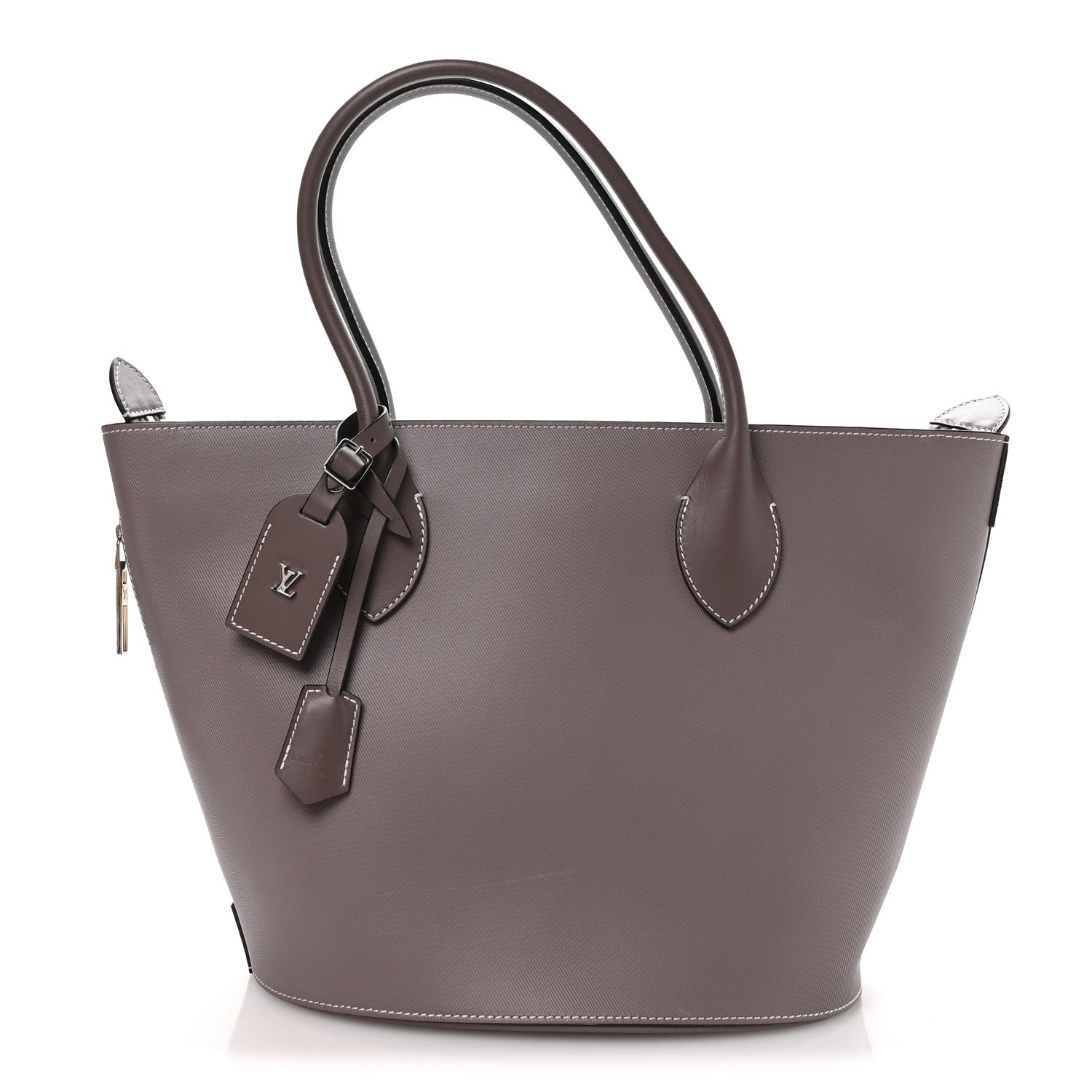 Louis Vuitton Veau Satin Holdall PM Gris 1822246 – FASHIONPHILE