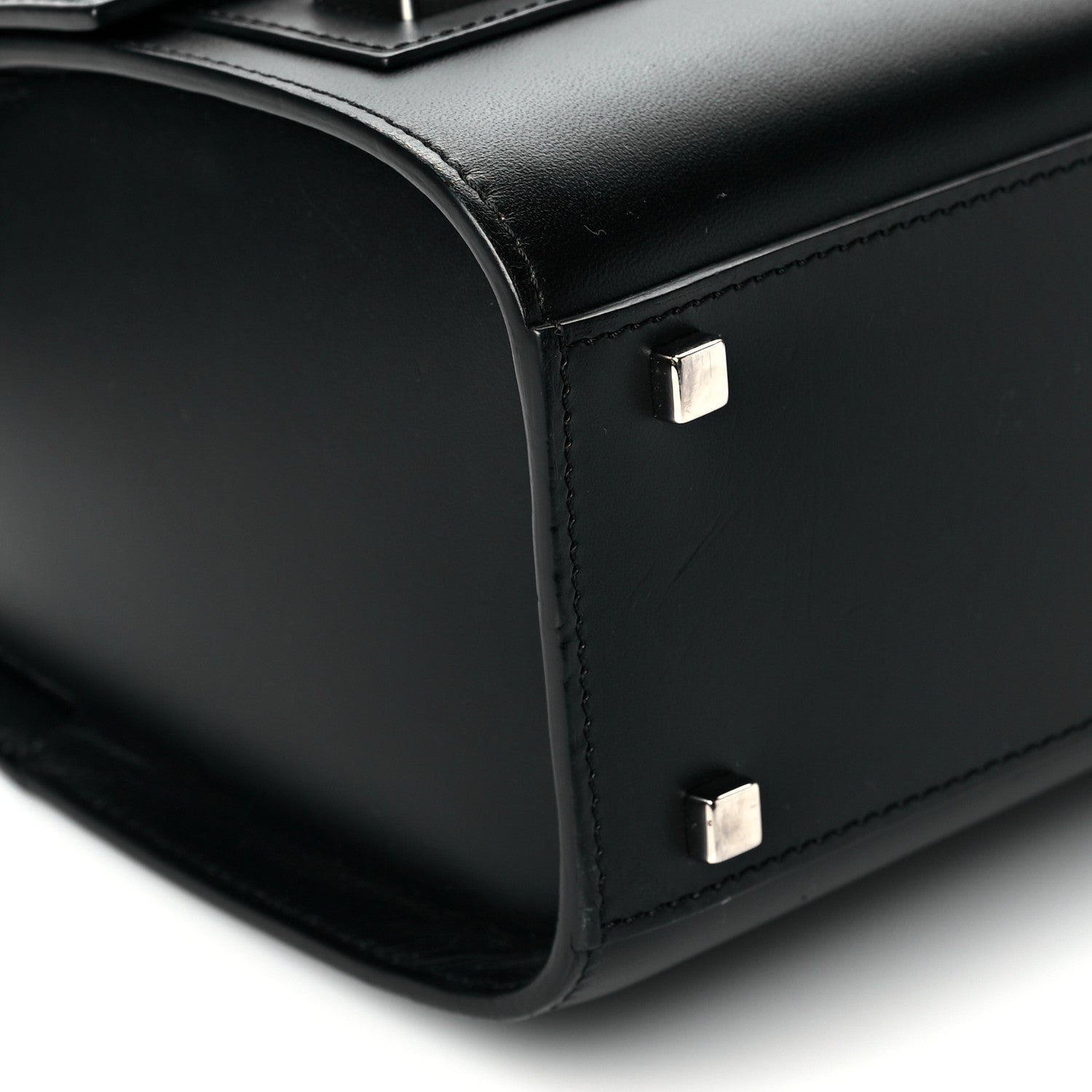 Moynat Box Calfskin Cabotin Black 8 of 9