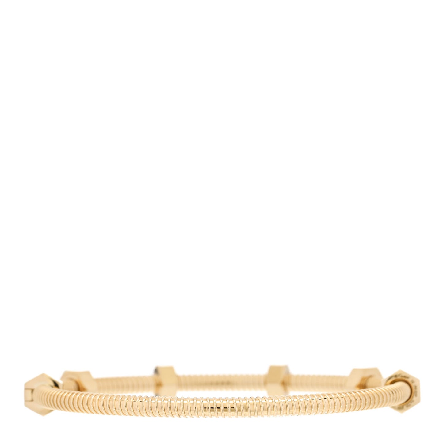 18K Yellow Gold Ecrou de Cartier Bracelet 16