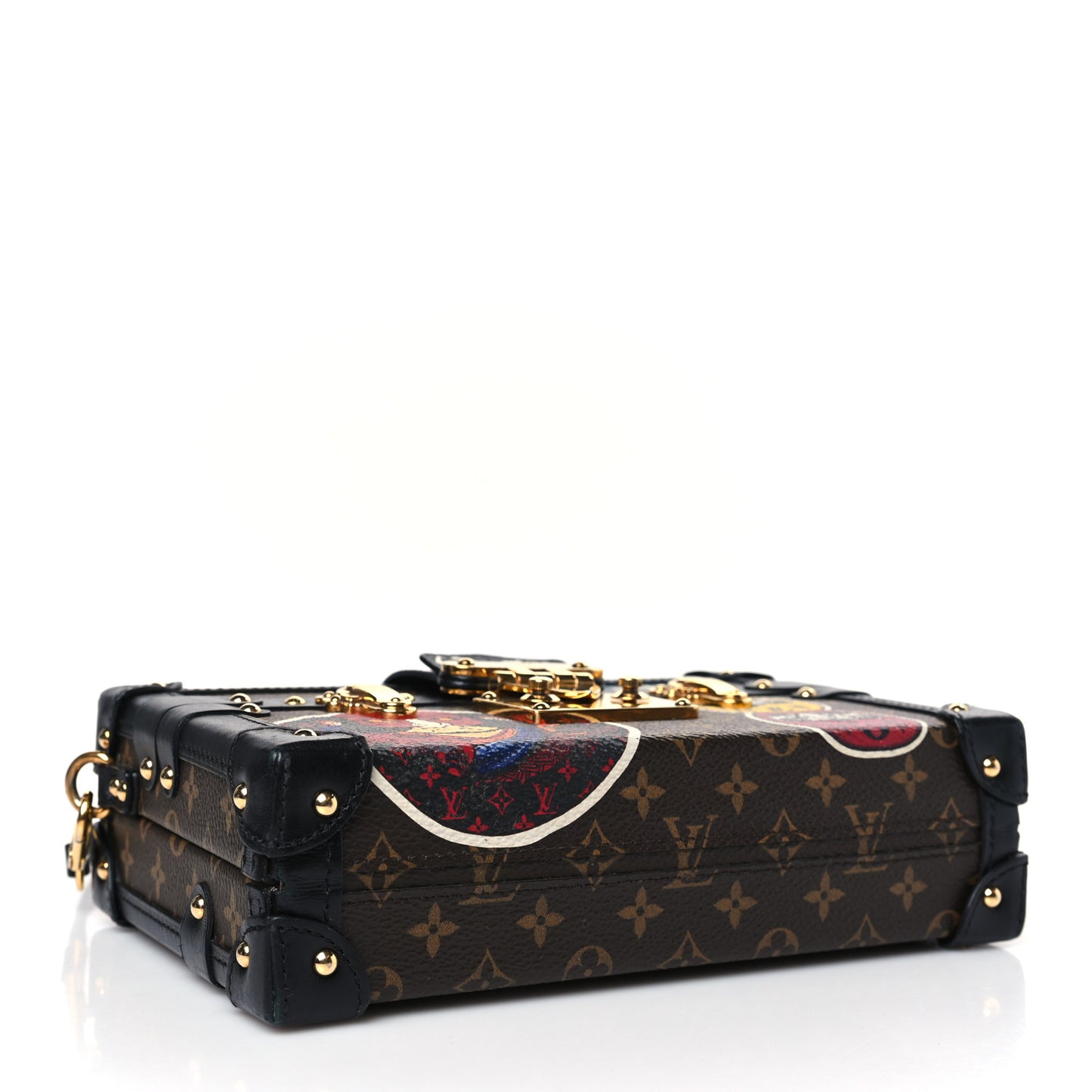Monogram Kabuki Petite Malle Black