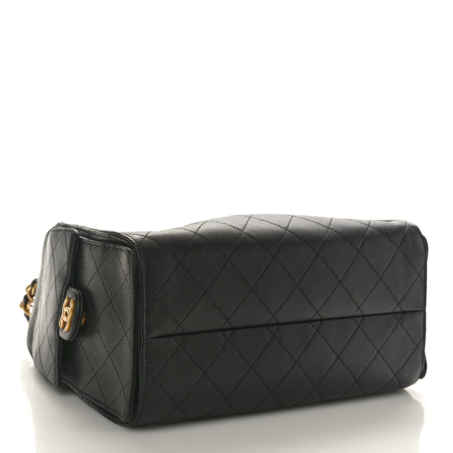 Caviar Quilted Small Chanel 25 Handbag Black