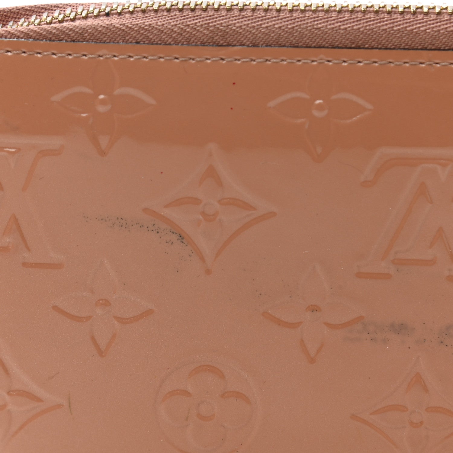 Louis Vuitton Vernis Zippy Wallet Rose Velours 9 of 11
