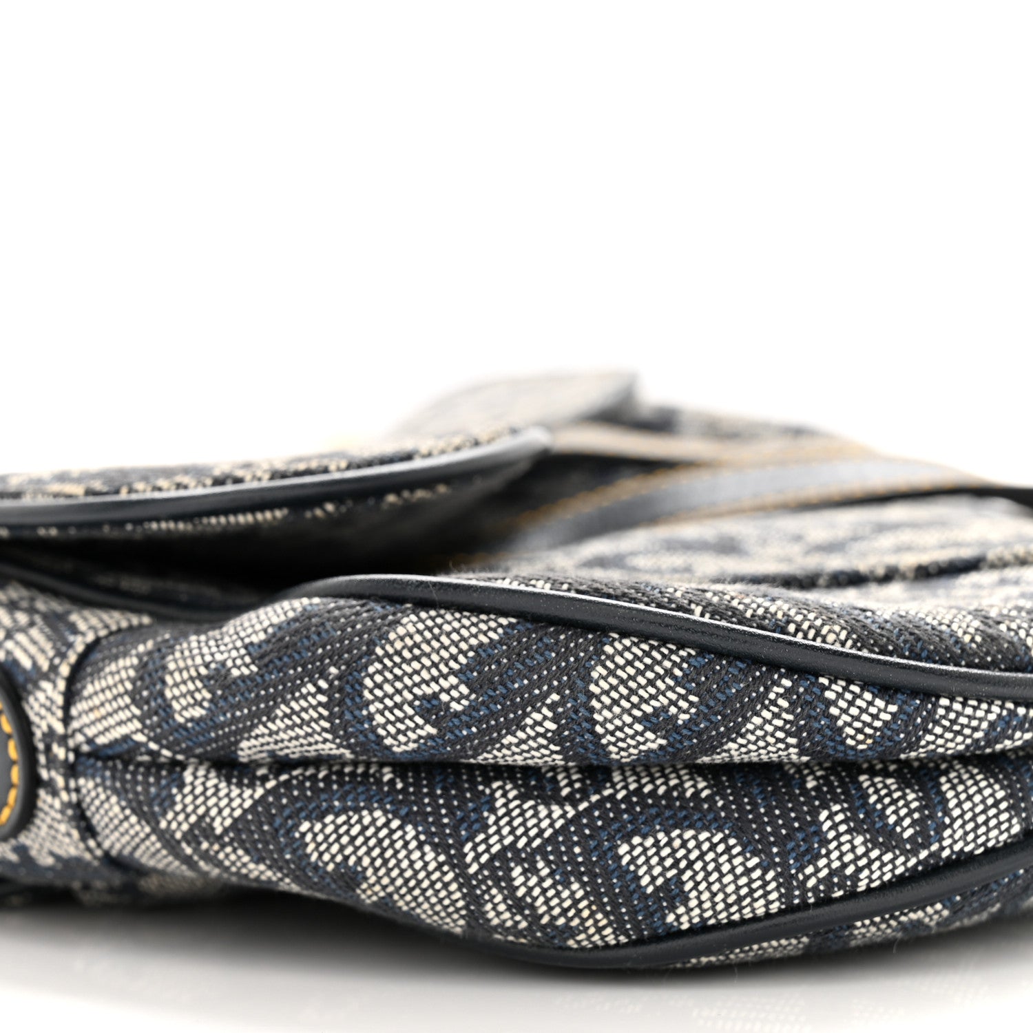 Christian Dior CHRISTIAN DIOR Monogram Saddle Bag Blue 9 of 13