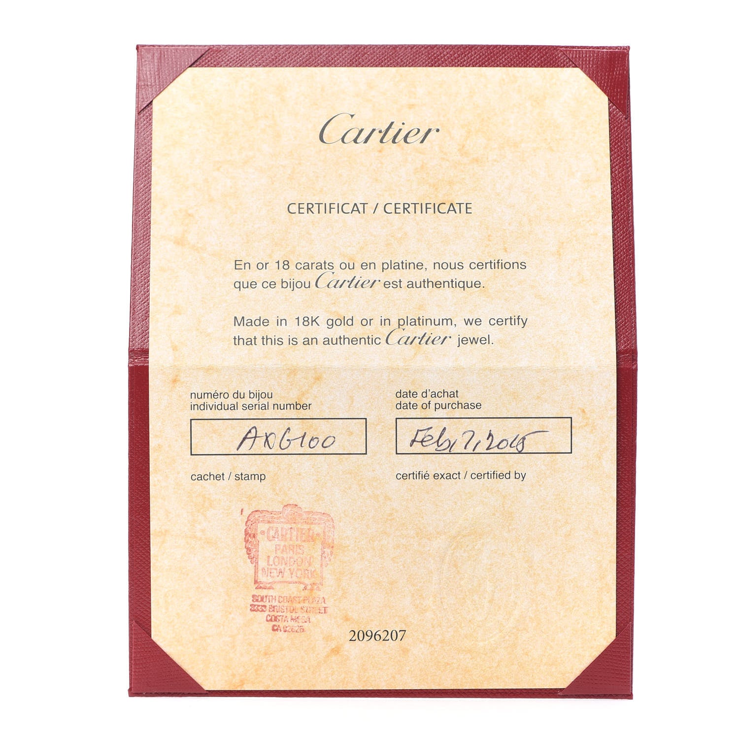 Cartier 18K Pink Gold 3.5mm LOVE Wedding Band Ring 50 5.25 5 of 6