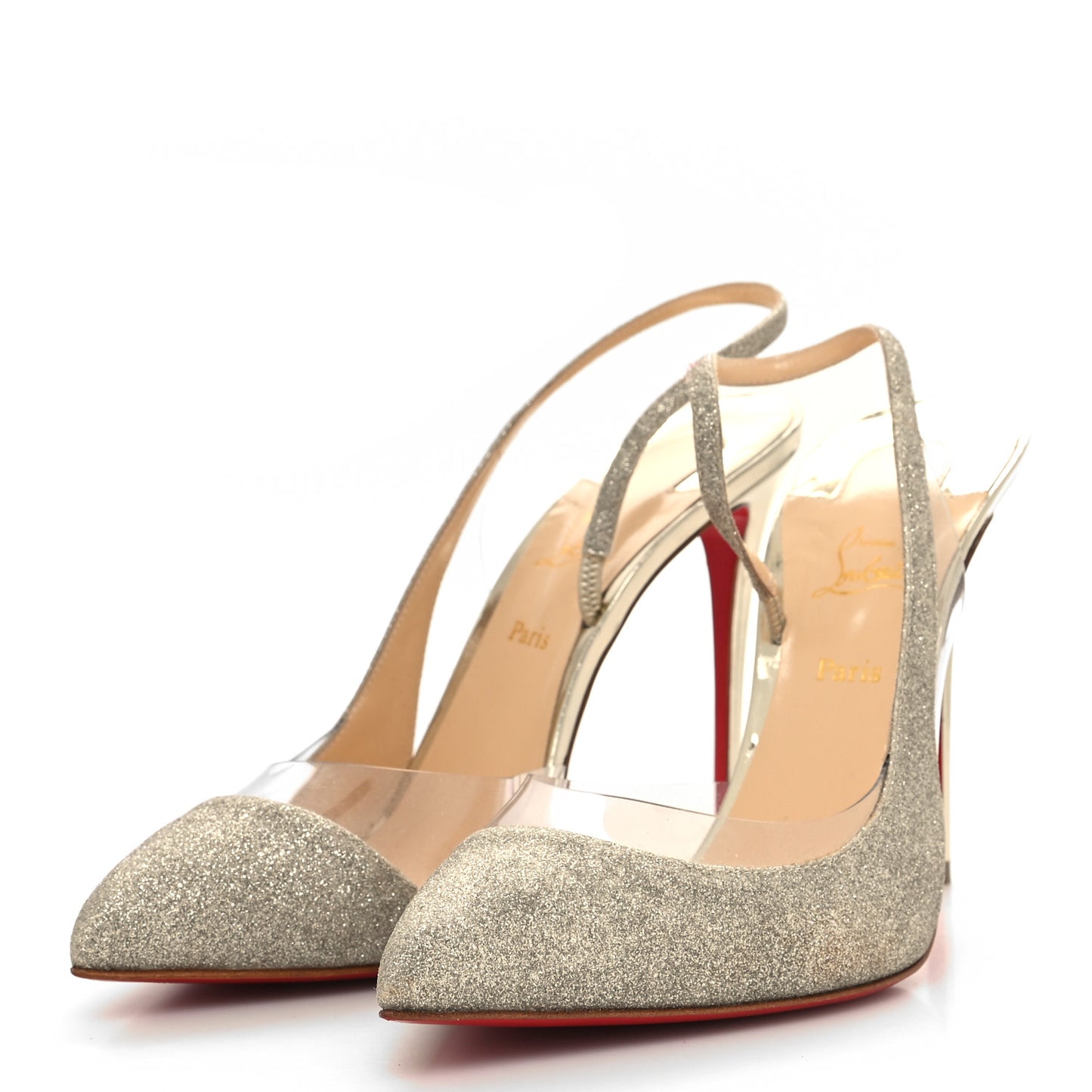 Mini Glitter PVC Specchio Optisexy 100 Pumps 39.5