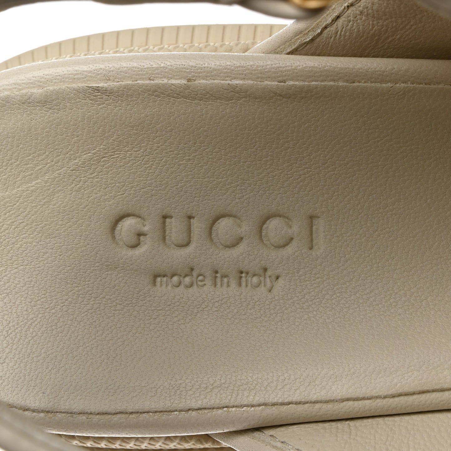 Monogram Granada Kid Trip 40/72mm Lug Sole Sandals 39 Beige Ebony Mystic White