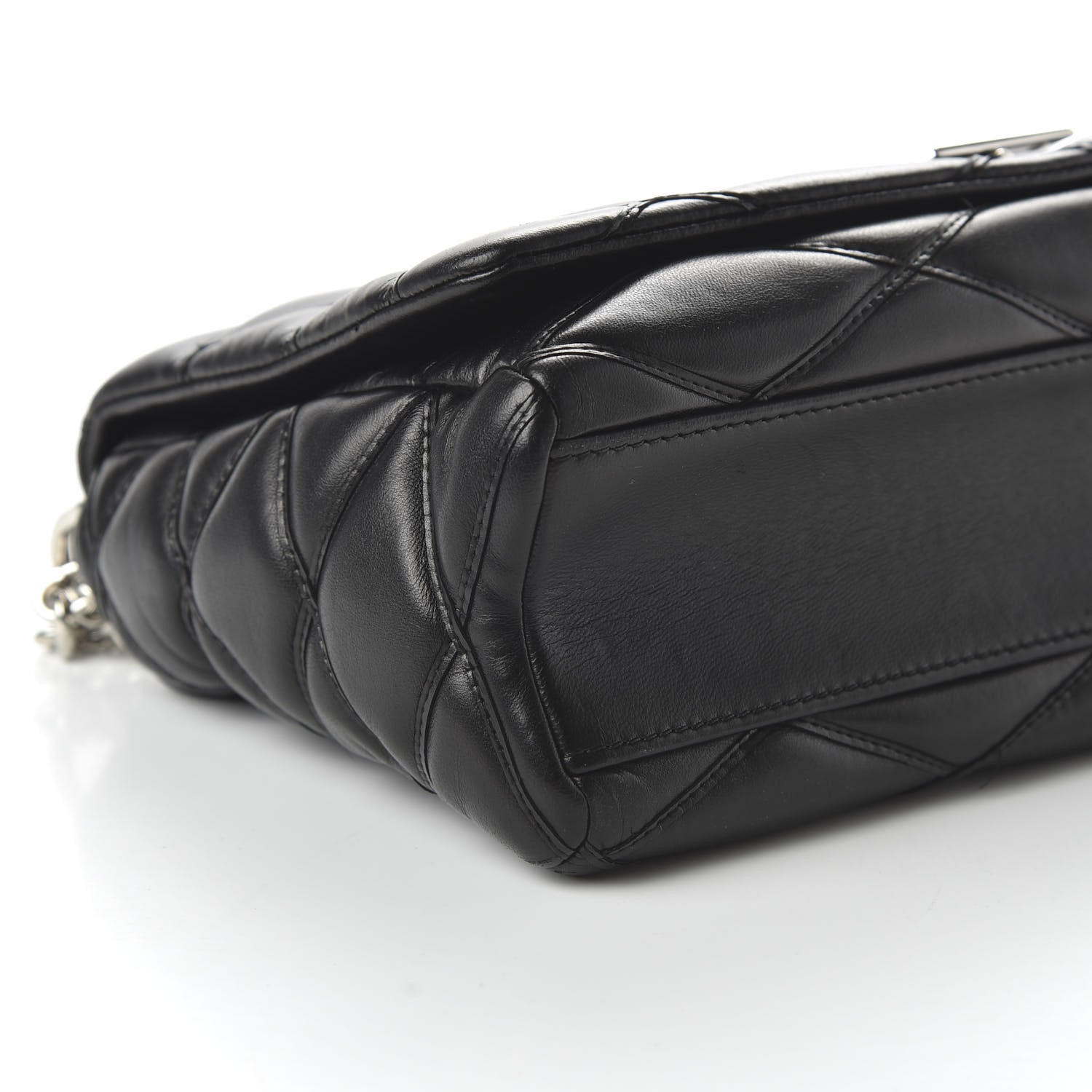 Louis Vuitton Lambskin Malletage GO-14 MM Black 6 of 9
