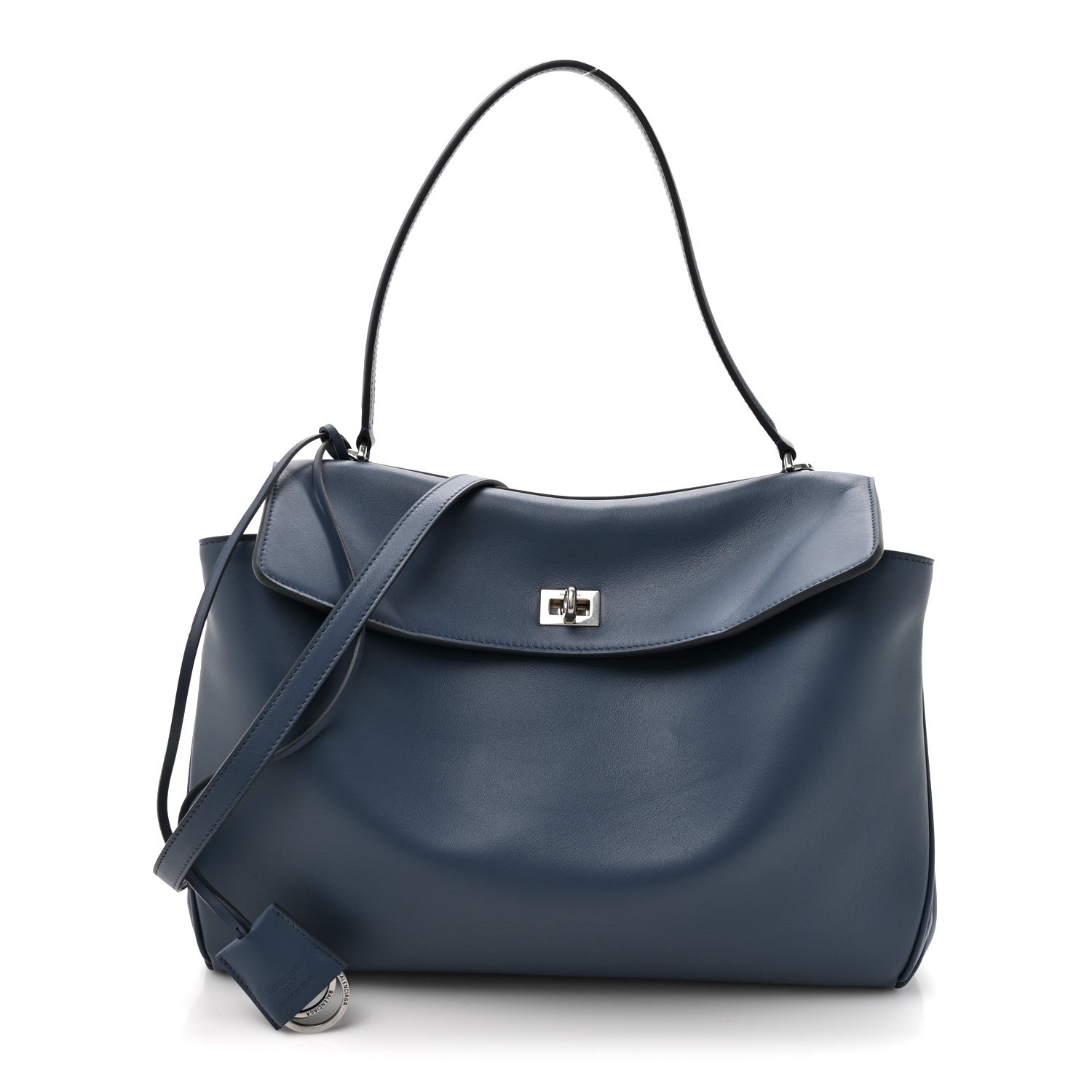 BALENCIAGA ボディバッグ ネイビー Balenciaga Navy Leather Neo Lift Belt Bag | myGemma | Item #118010