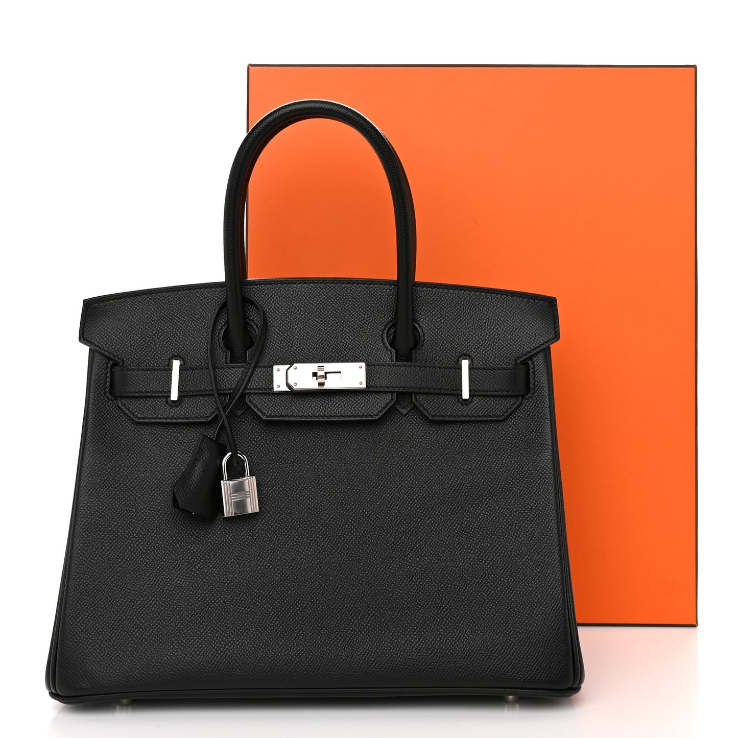 Epsom Birkin 30 Black