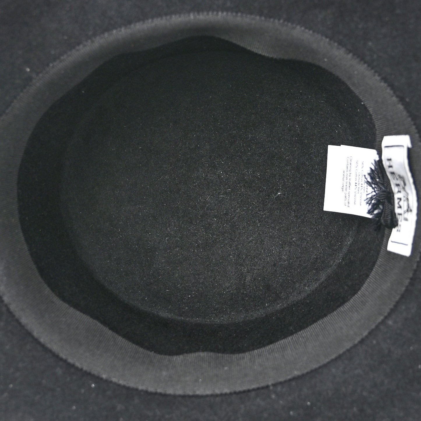 Rabbit Felt Farrah Clou de Selle Hat 56 Black