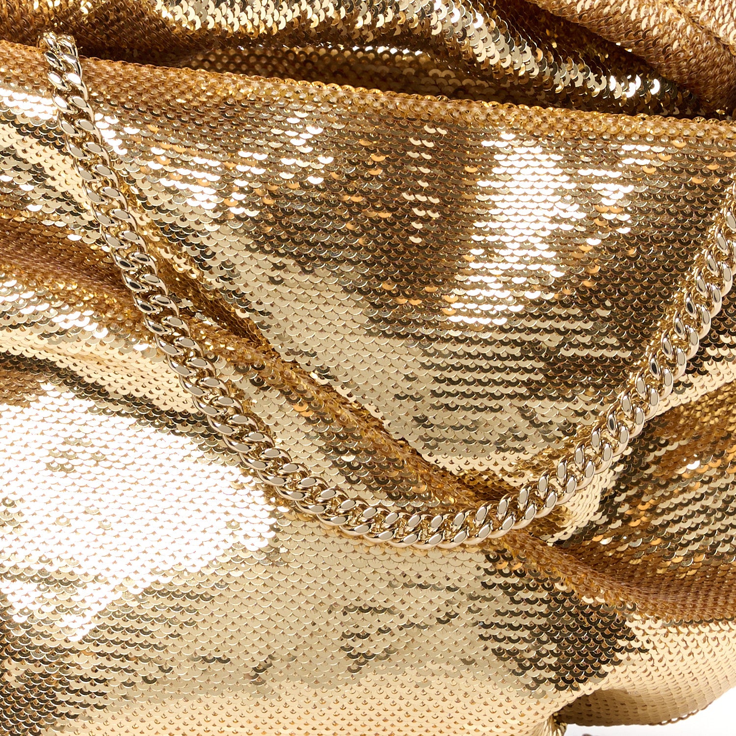 Jimmy Choo Satin Crystal Embellished Bonny Shoulder Bag Gold 9 of 12