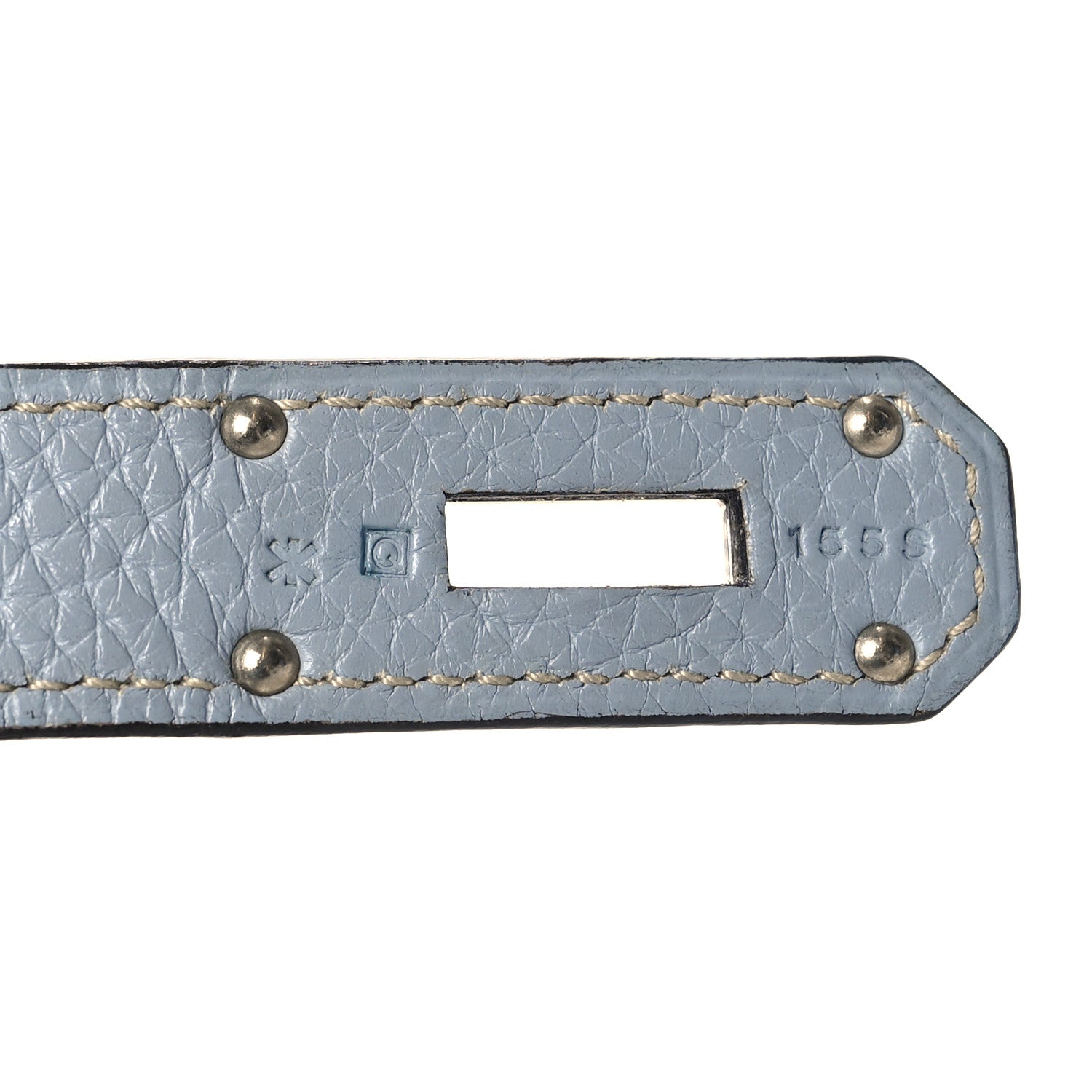 Hermes Taurillon Clemence Jypsiere 31 Bleu Lin 7 of 10