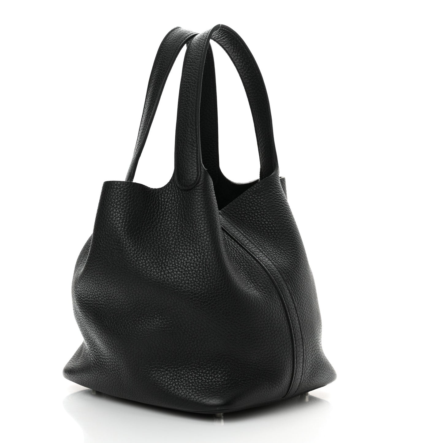 Taurillon Clemence Picotin Lock 22 MM Black