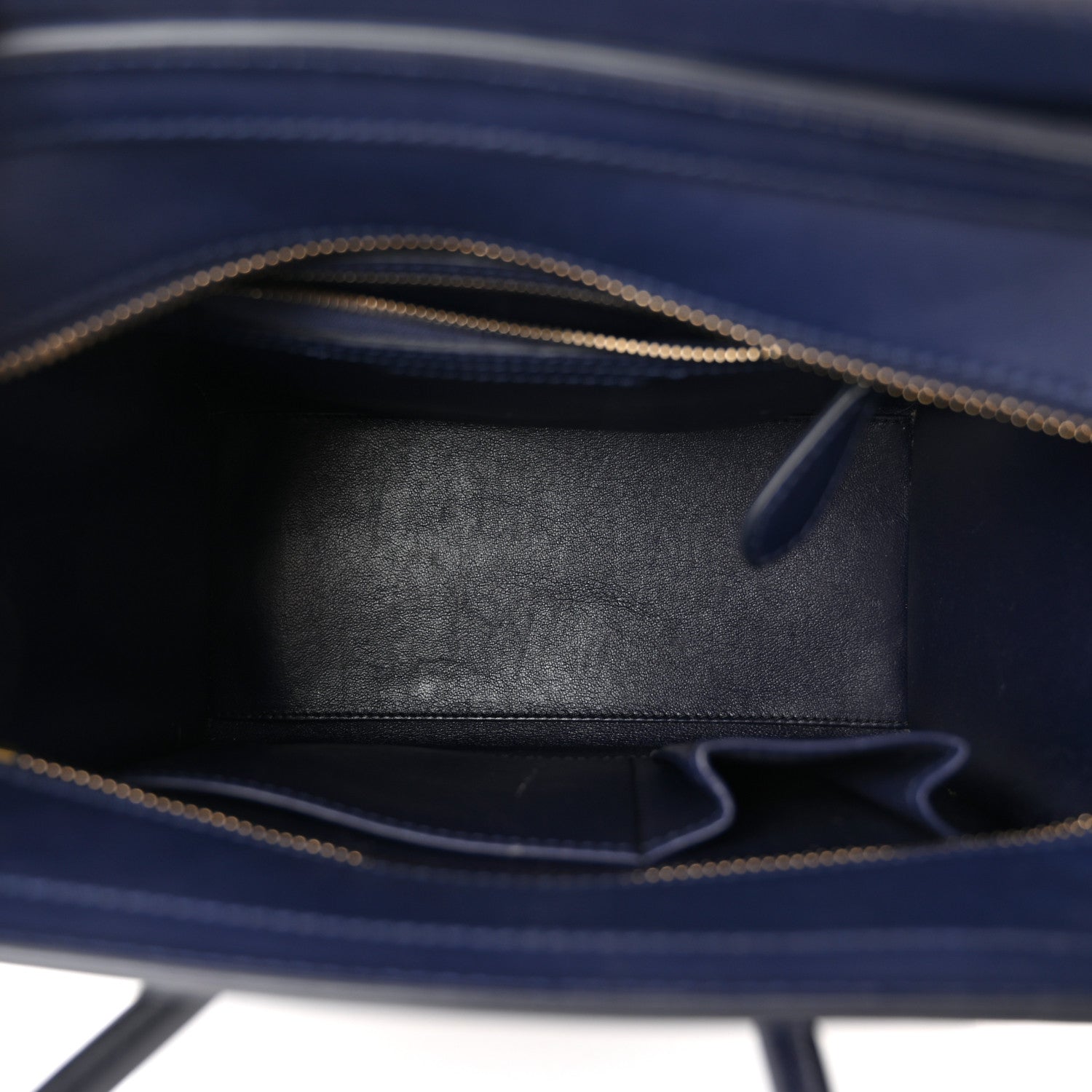 Celine Smooth Calfskin Micro Luggage Navy Blue 5 of 11
