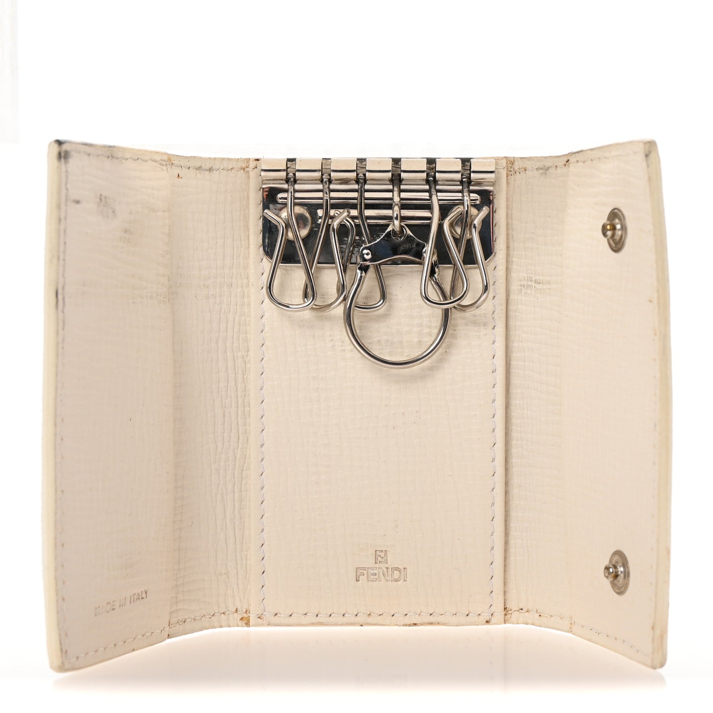 Zucca Spalmati Vitello Elite 6 Key Holder White