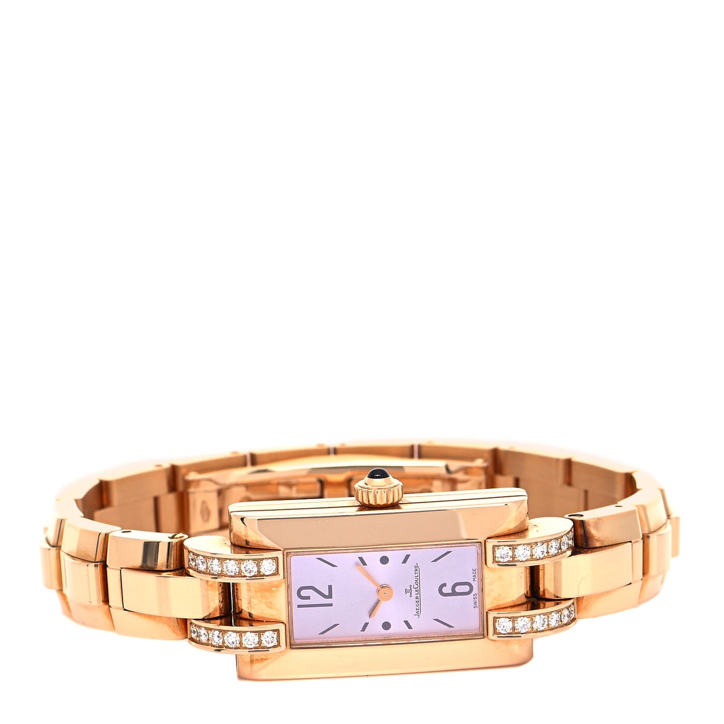 18K Yellow Gold Diamond Mother of Pearl 17mm Ideale Quartz Watch Q4602581