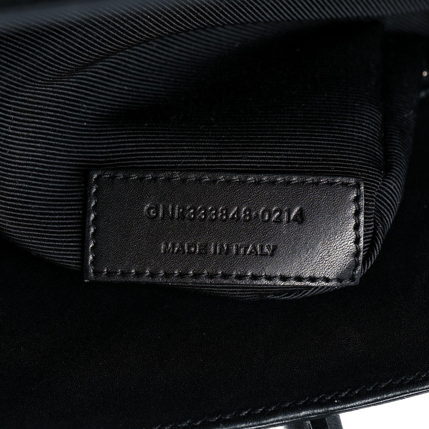 Calfskin Striped Small Sac De Jour Black White