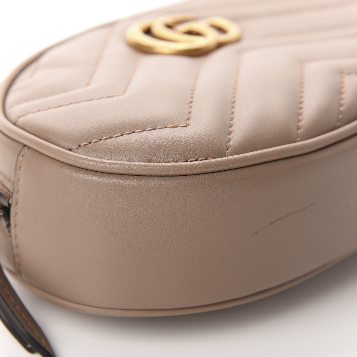 Gucci Calfskin Matelasse GG Marmont Belt Bag 90 36 Porcelain Rose 6 of 13