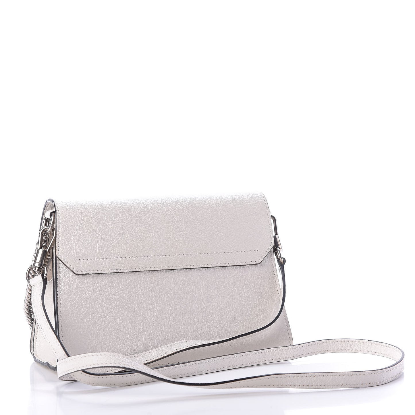 Goatskin Small GV3 Shoulder Bag White