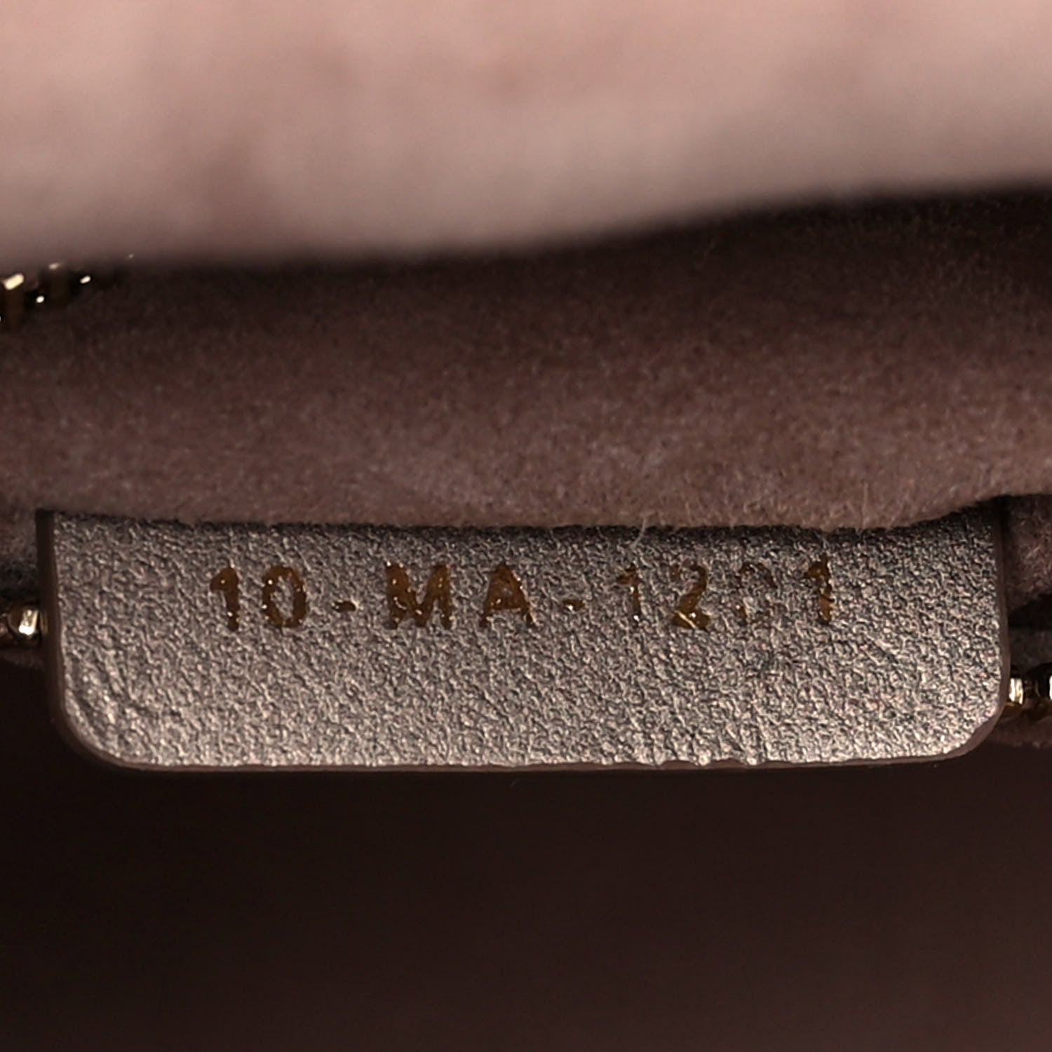 Christian Dior Metallic Lambskin Cannage Gradient Small My ABCDior Lady Dior Metal Rose 8 of 13