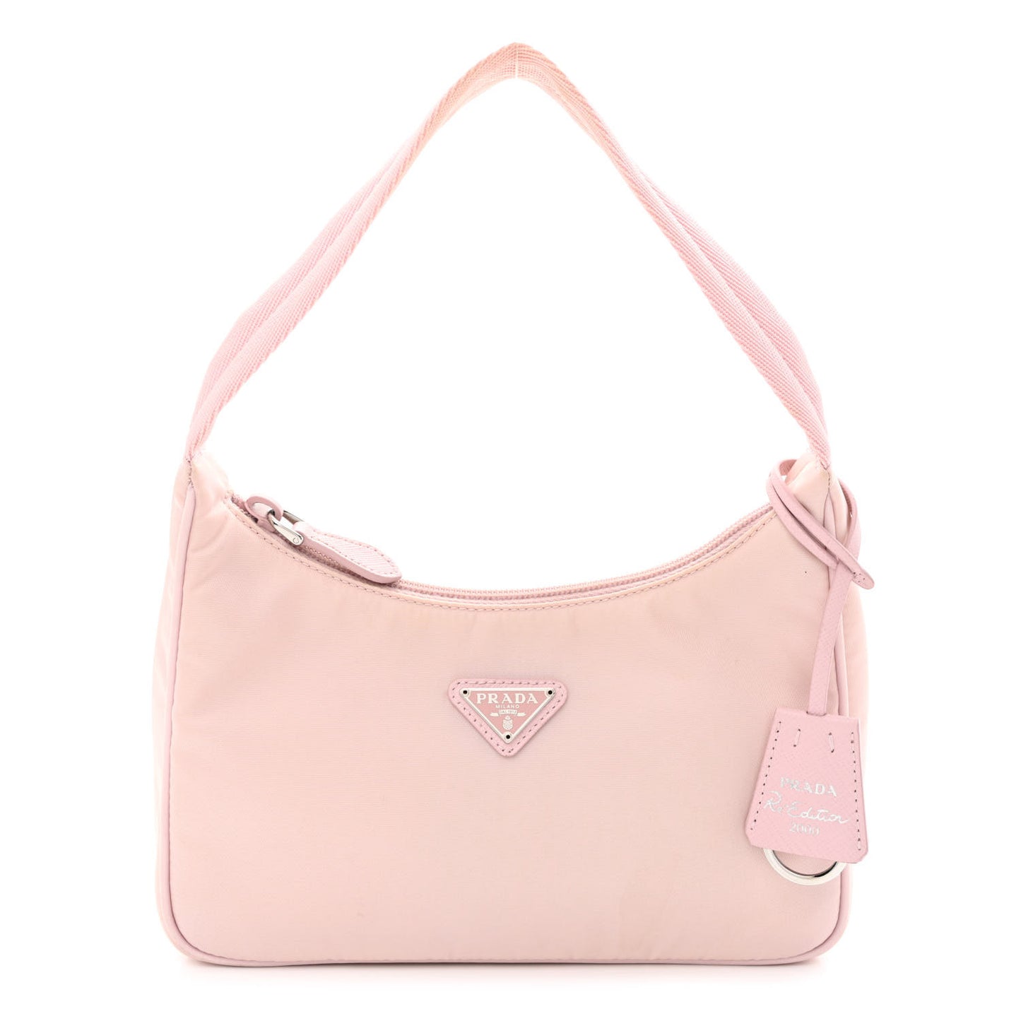 Tessuto Nylon Mini Re-Edition 2000 Bag Alabastro