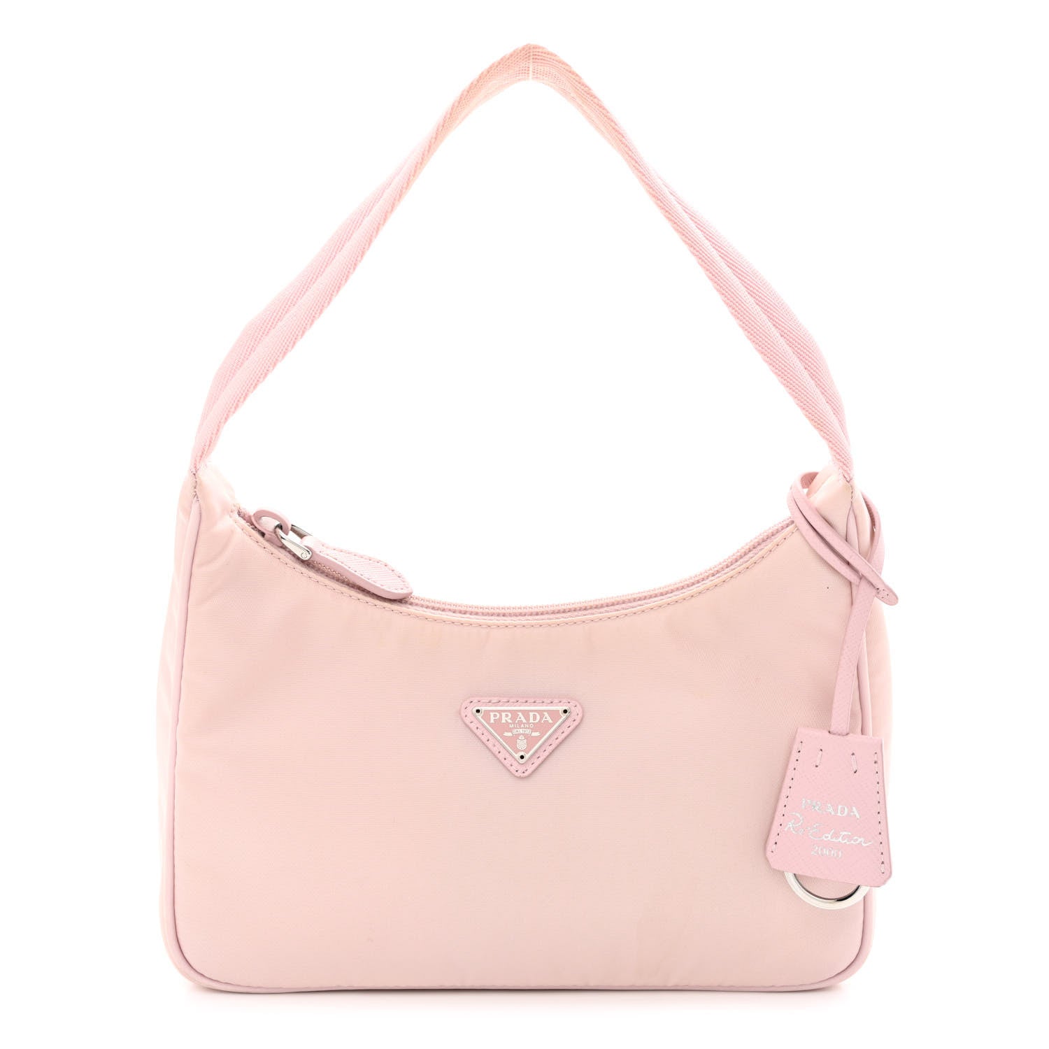 Prada Tessuto Nylon Mini Re-Edition 2000 Bag Alabastro 1 of 12