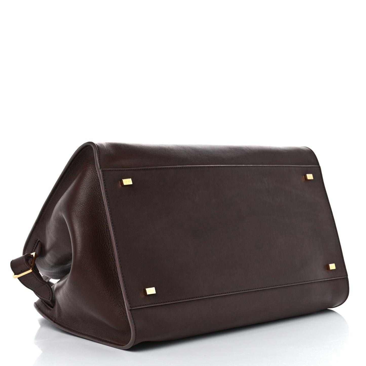 Polished Saddle Calfskin Soft Margaux 15 New Burgundy