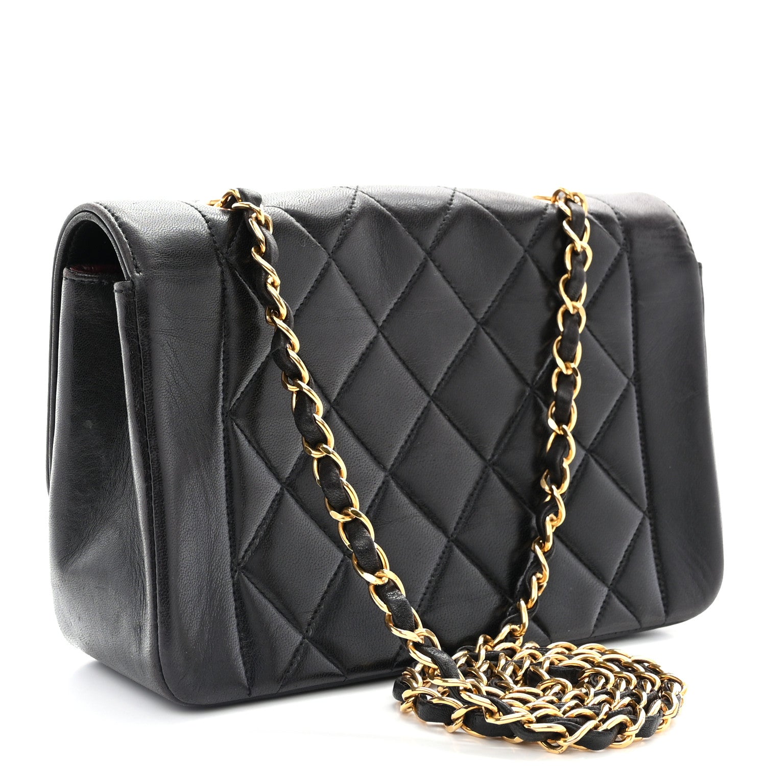 Chanel Lambskin Quilted Small Single Flap Black 3 of 11