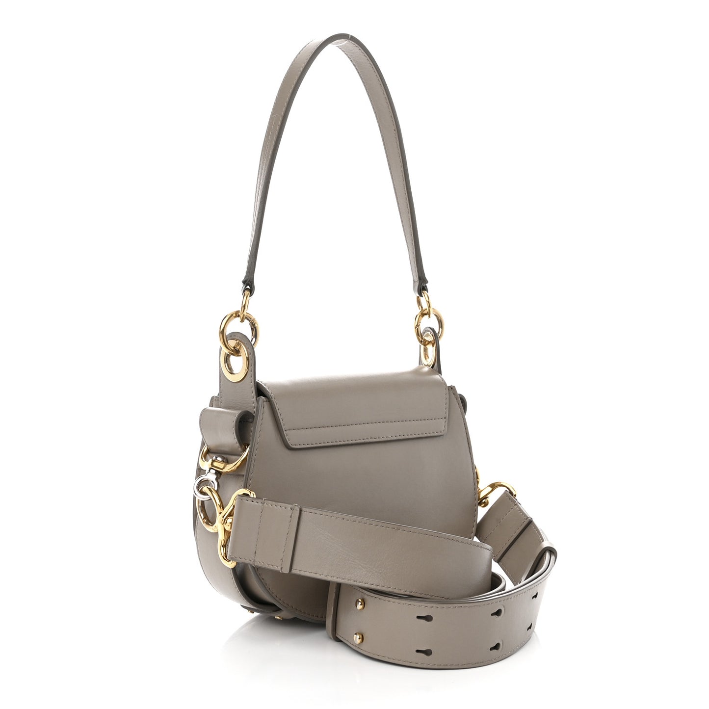 Calfskin Small Tess Bag Motty Grey