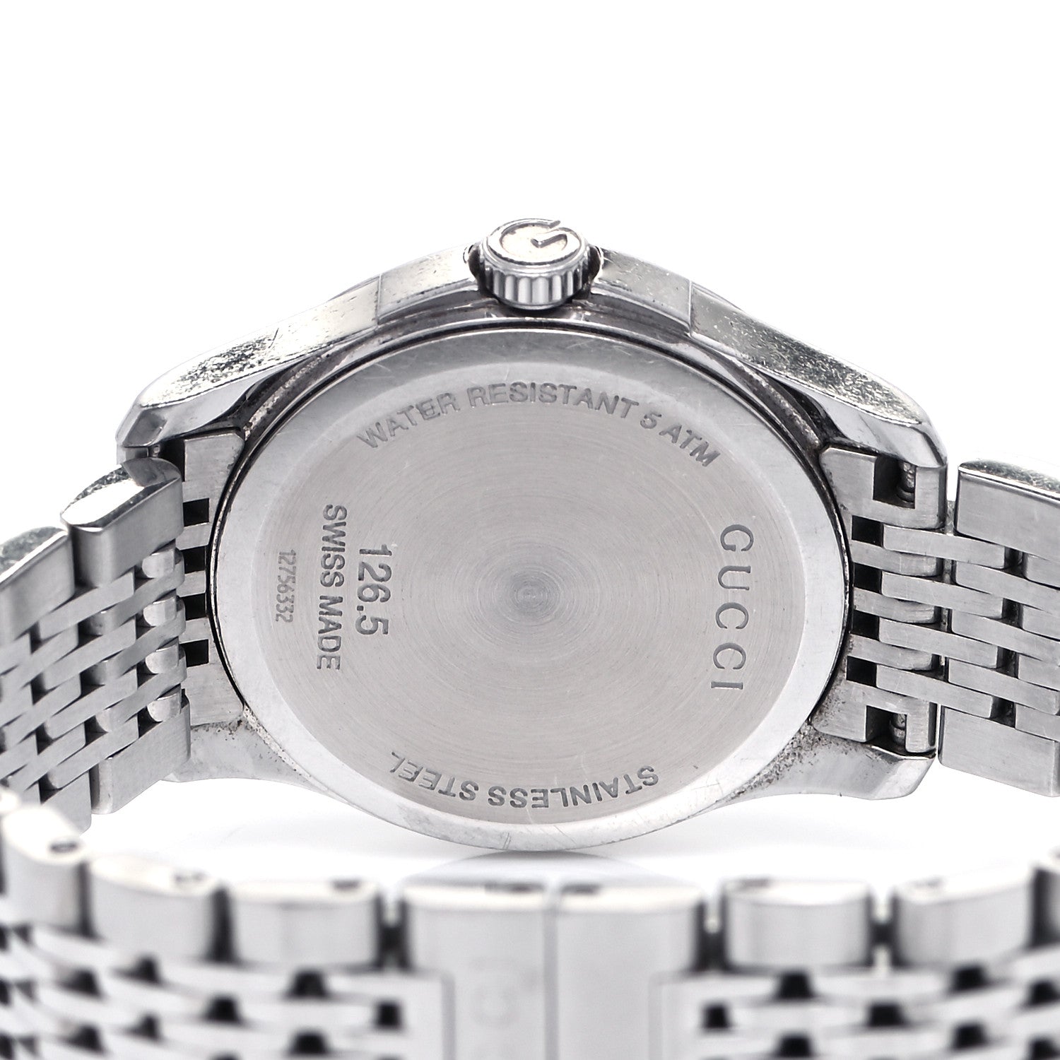 Gucci Stainless Steel Diamond 28mm G-Timeless Quartz Watch Black 4 of 6
