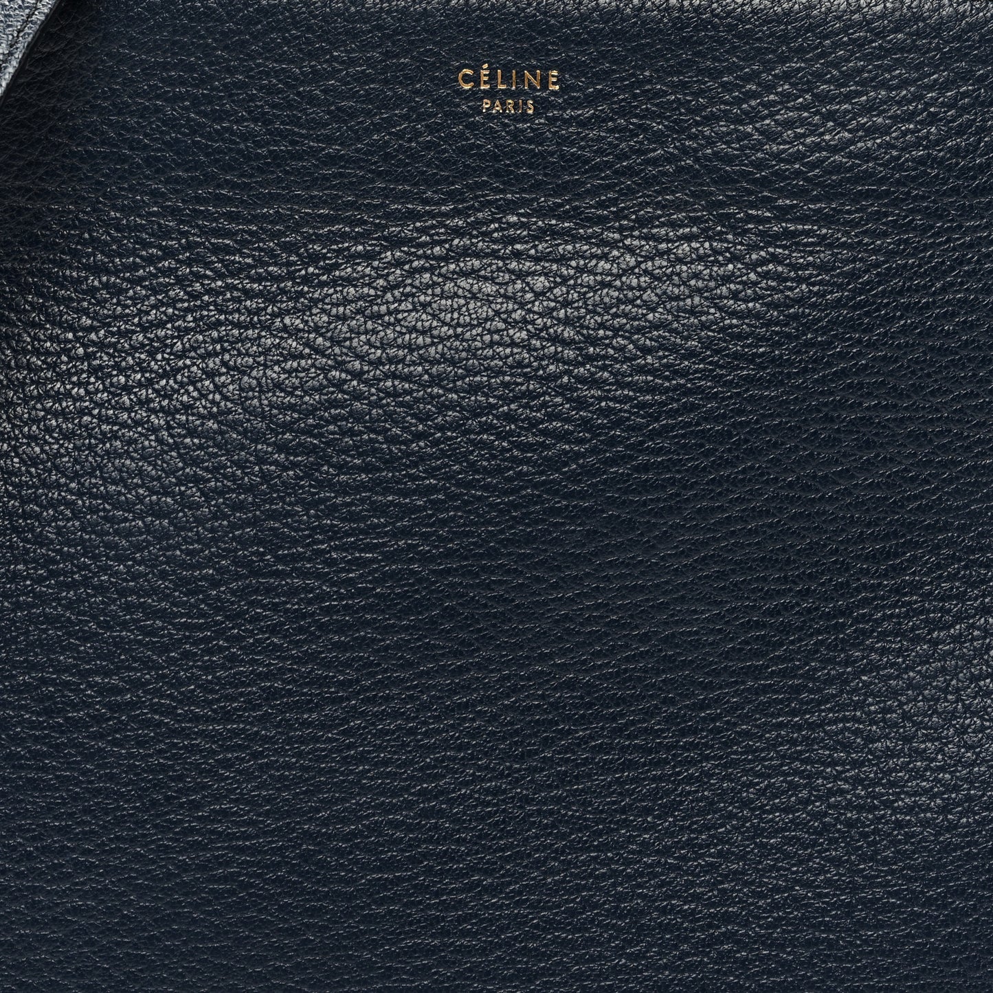 Lambskin Large Trio Crossbody Bag Navy Blue