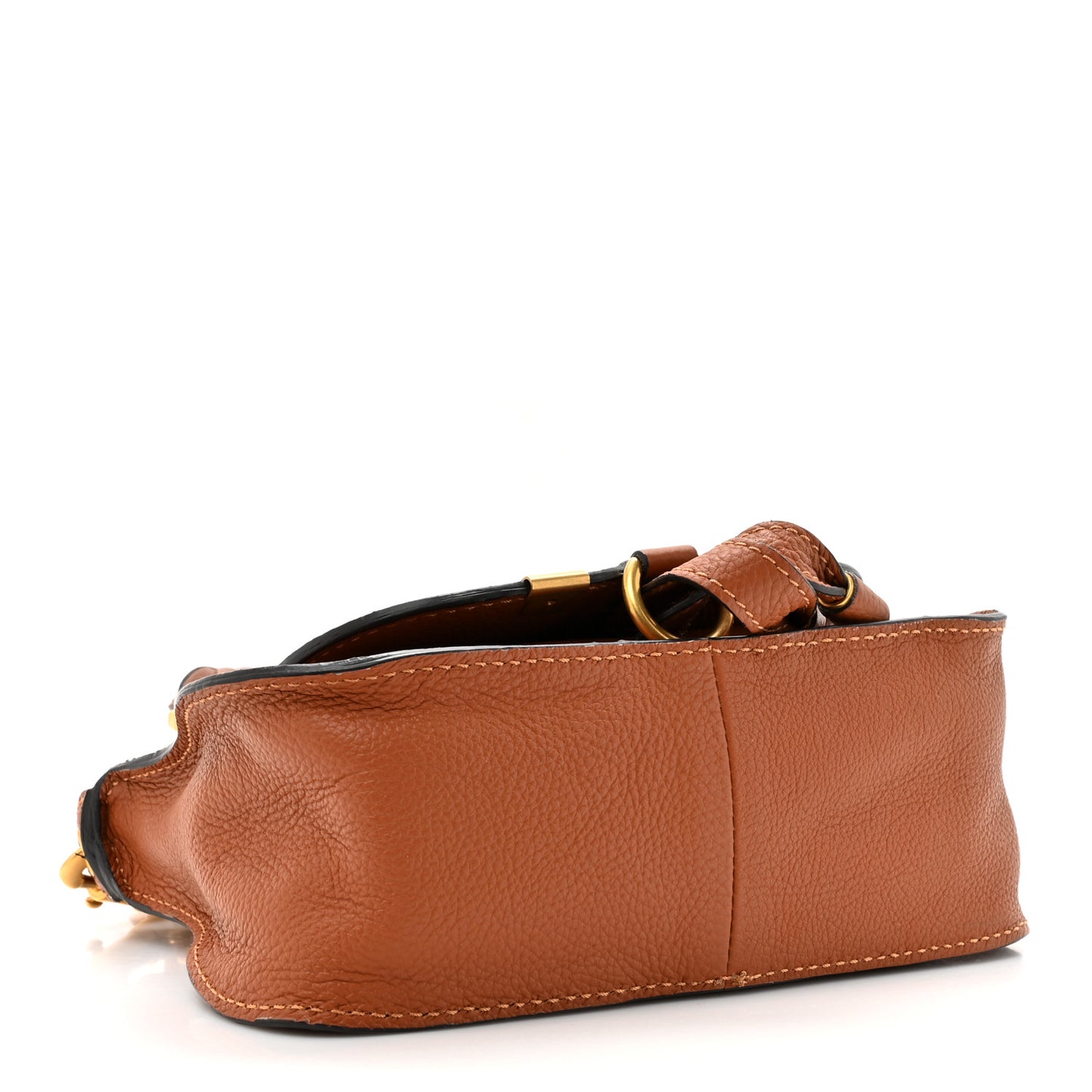 Calfskin Mini Marcie Satchel Tan