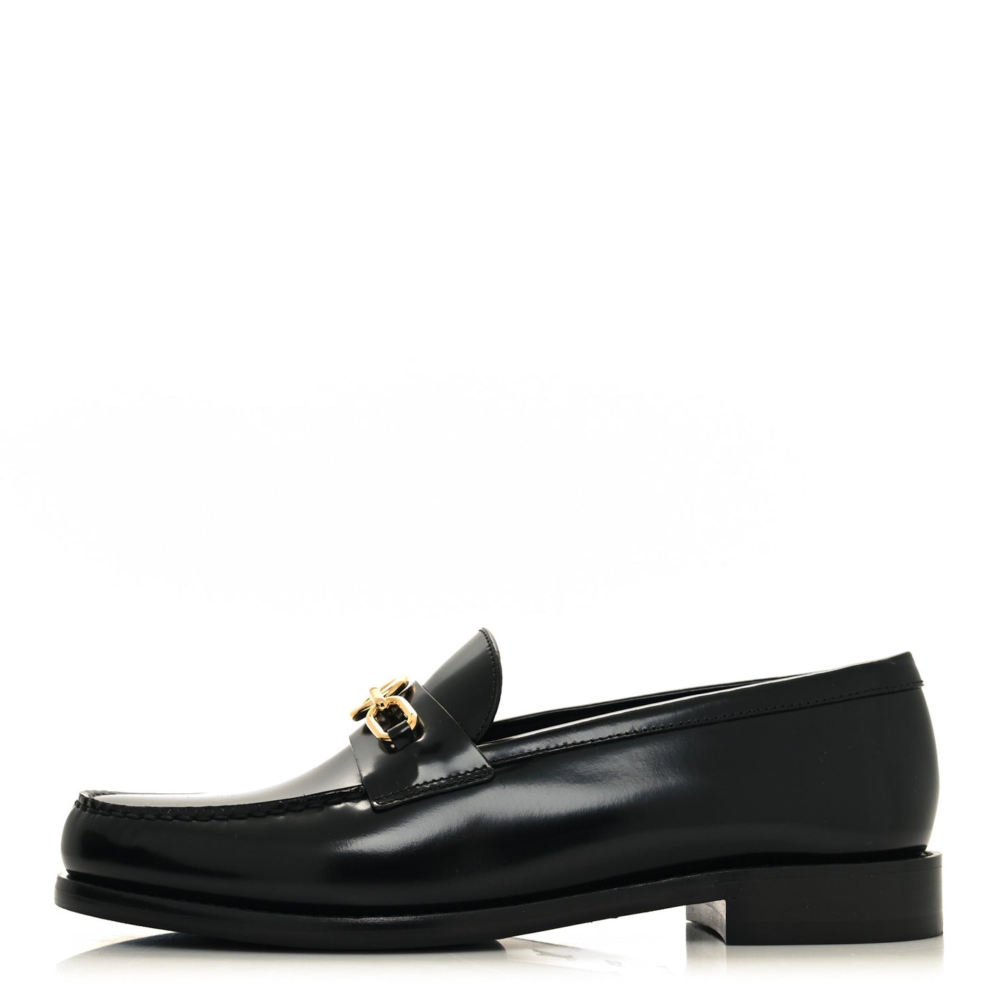 Glazed Calfskin Chess Flat Loafer 39.5