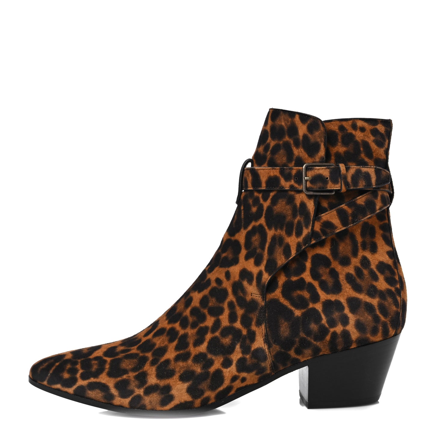 Suede Blake Ankle Boots 38.5 Leopard