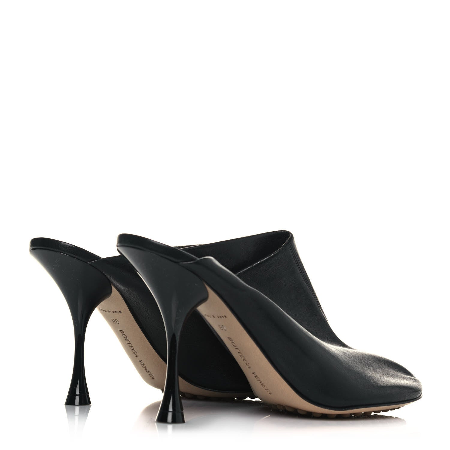 Bottega Veneta Stretch Nappa Dot Pumps 38 Black 4 of 8