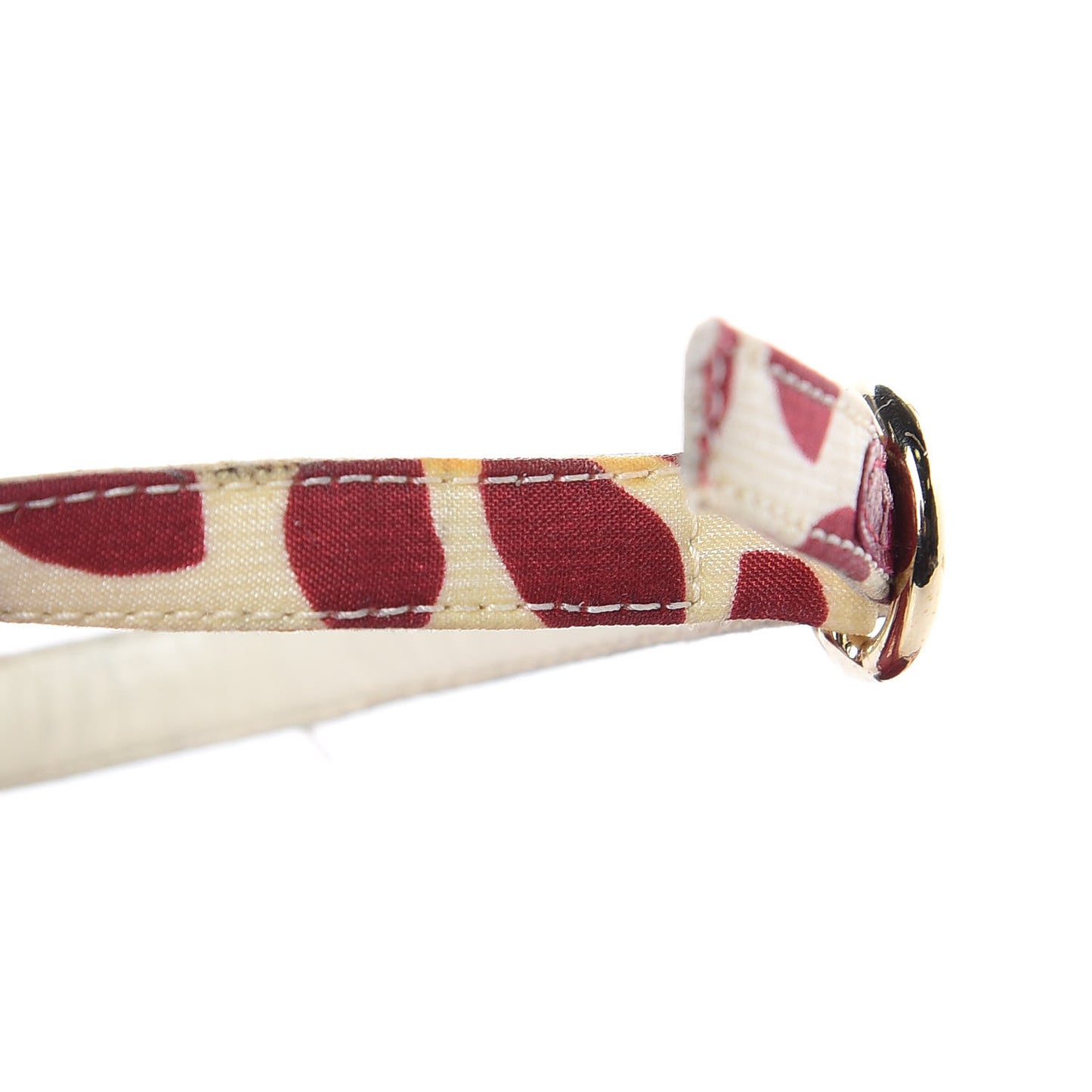 Canvas Lip Print Eva 95 Cross Sandals 35.5 Cherry