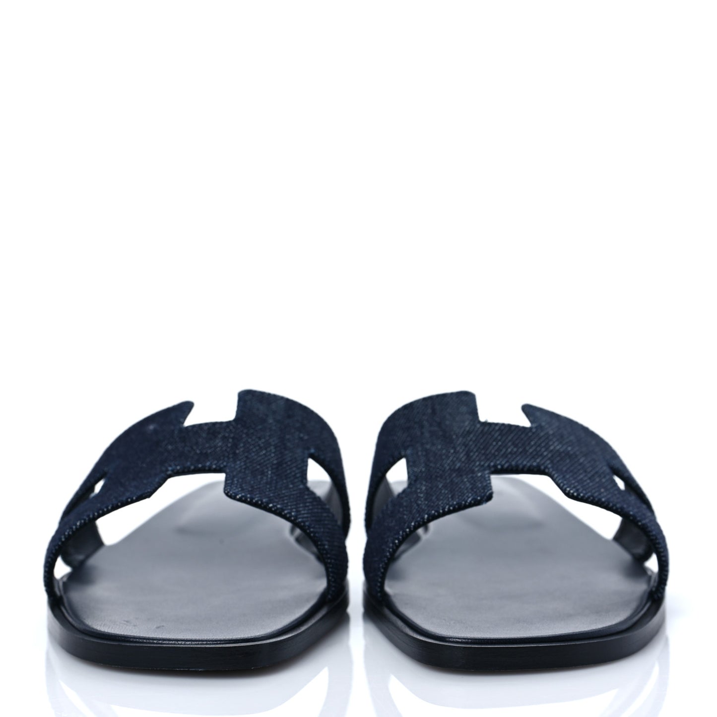 Denim Canvas Oran Sandals 40 Bleu Brut
