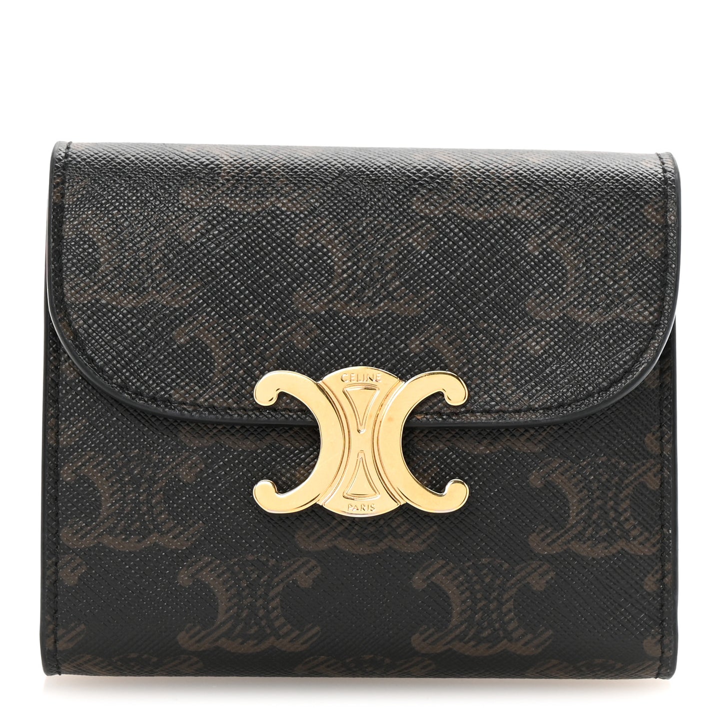 Triomphe Canvas Small Triomphe Wallet Tan