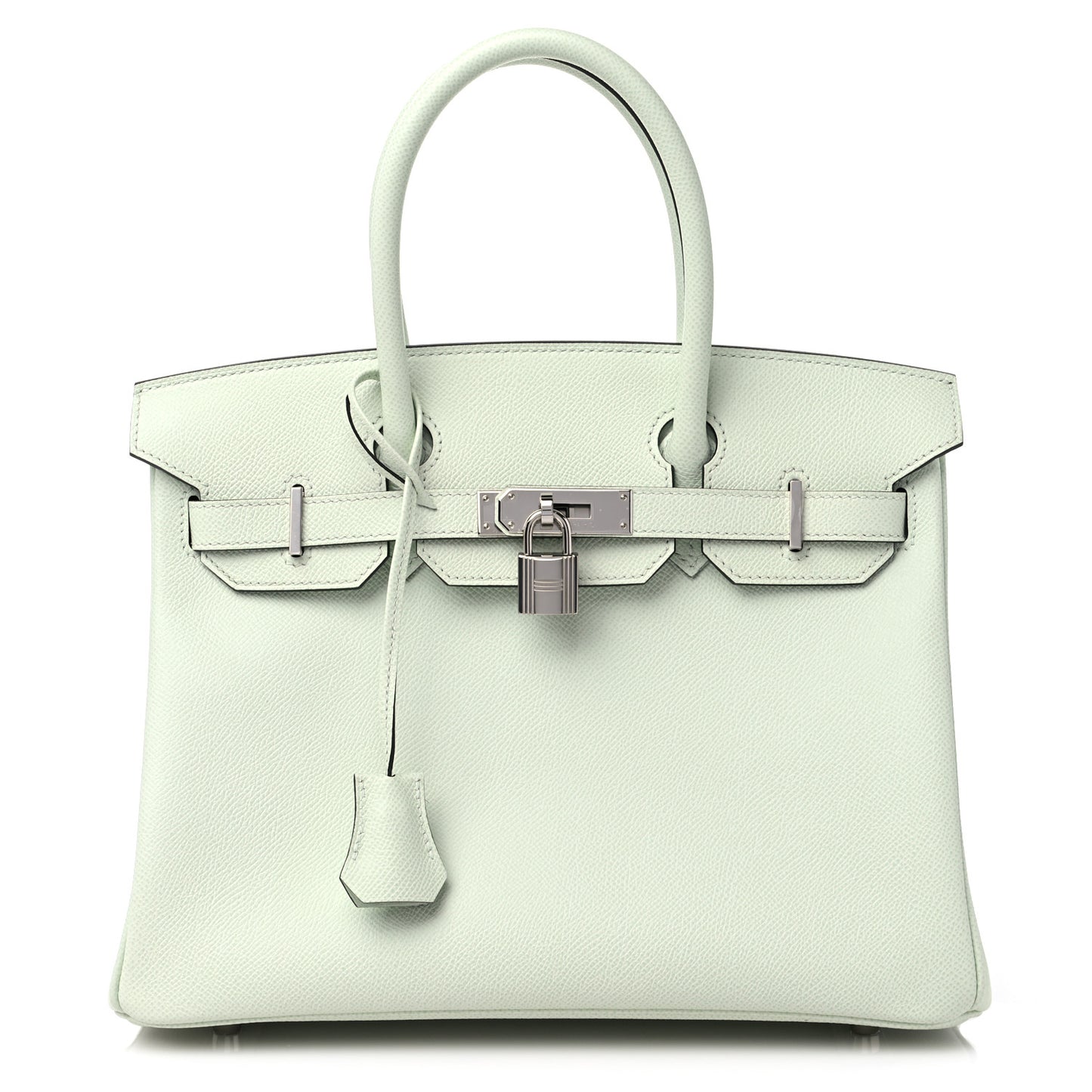 Epsom Birkin 30 Gris Neve