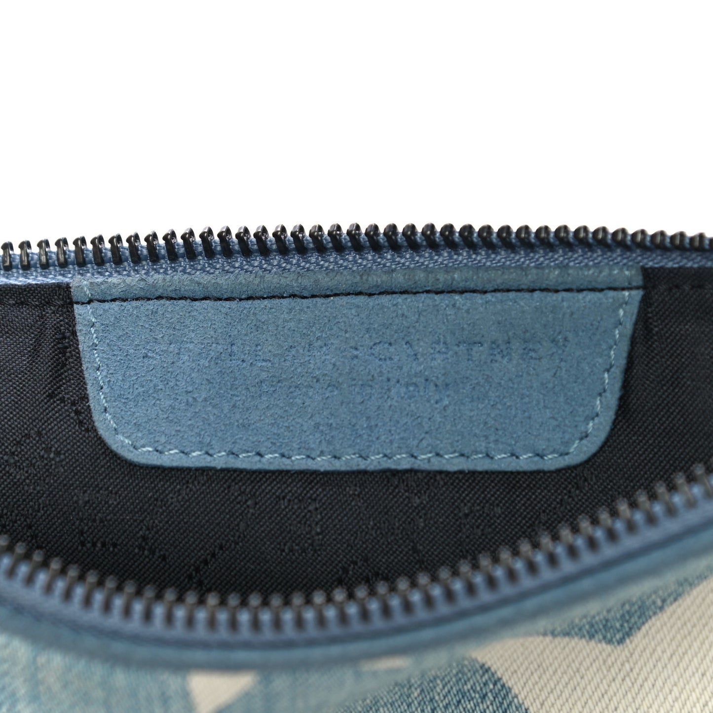 Denim Star Falabella Clutch Blue