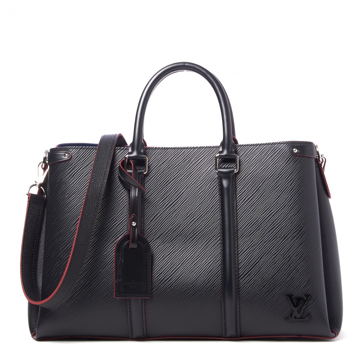 Louis Vuitton Epi Soufflot MM NM Black 750597 – FASHIONPHILE