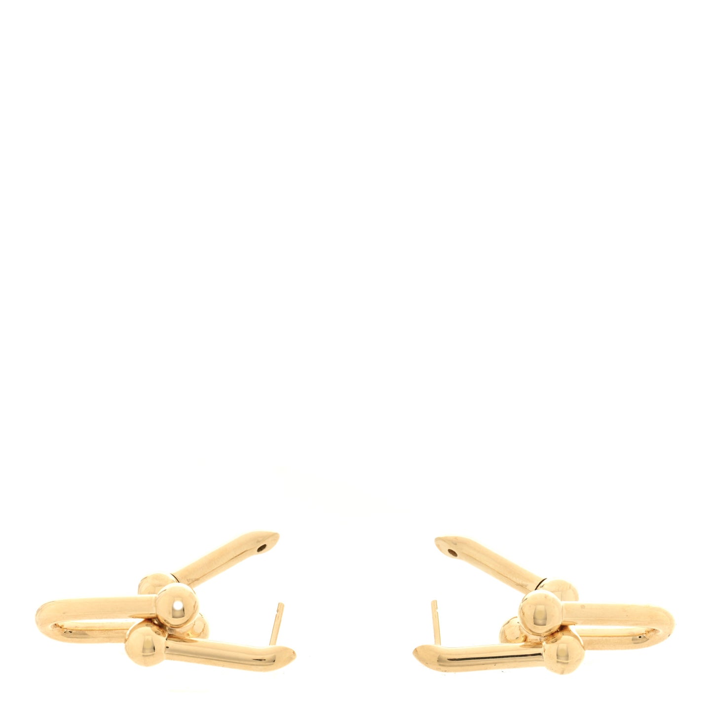 18K Yellow Gold Large HardWear Link Earrings