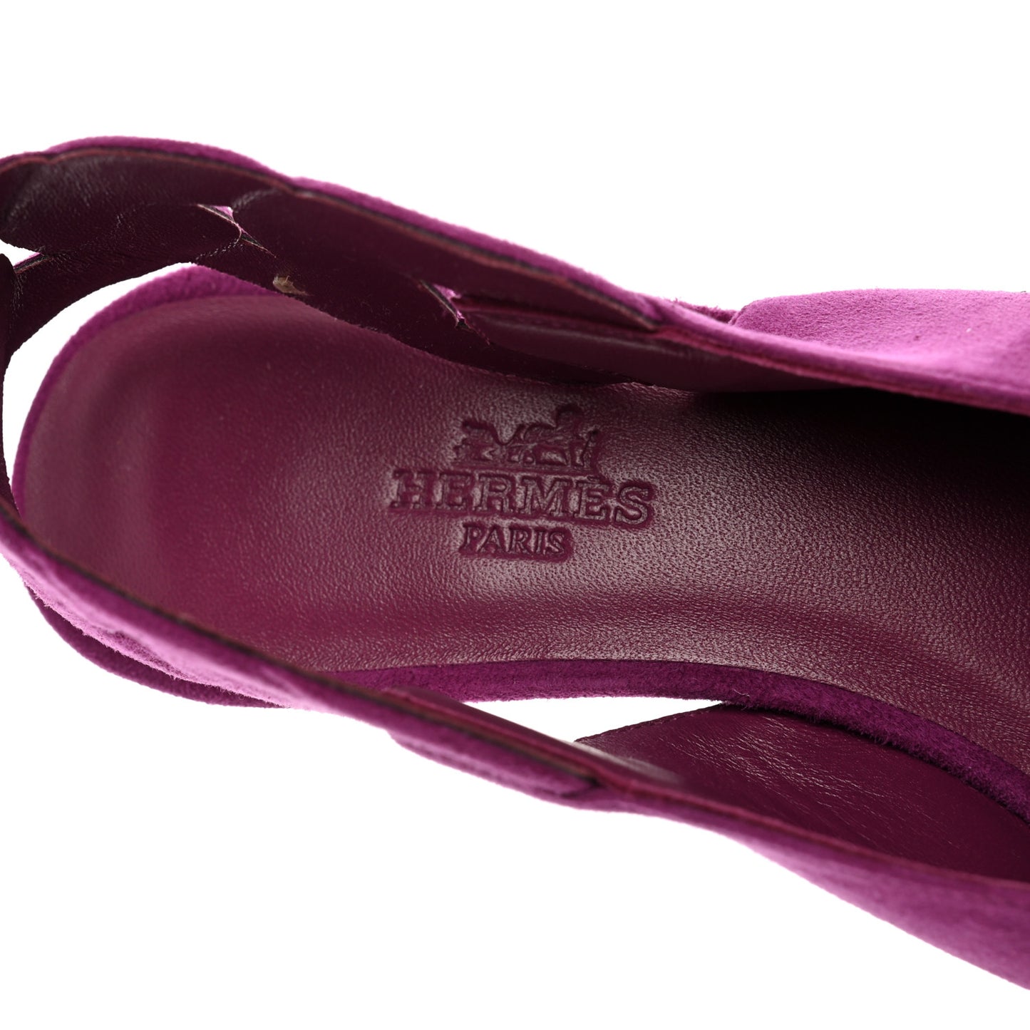 Suede Goatskin Gabriela 40 Pumps 36 Violet Heliotrope